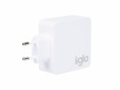 iiglo universal lader for mobil og nettbrett USB-C & USB-A thumbnail