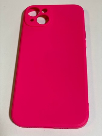 iPhone 14plus Silikondeksel (Rosa)