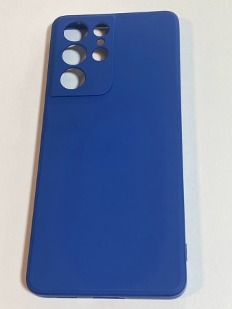 Samsung Galaxy S21 Ultra silikondeksel (mørk blå)