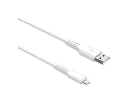 USB A til lightning kabel 1m hvit