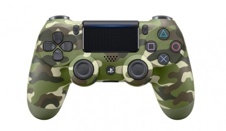 PS4 DualShock 4 v2 trådløs kontroller (grønn kamuflasje)
