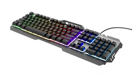 Trust GXT 853 Esca Metal Rainbow LED Gaming tastatur