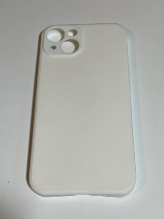 iPhone 14 Silikondeksel (Hvit)